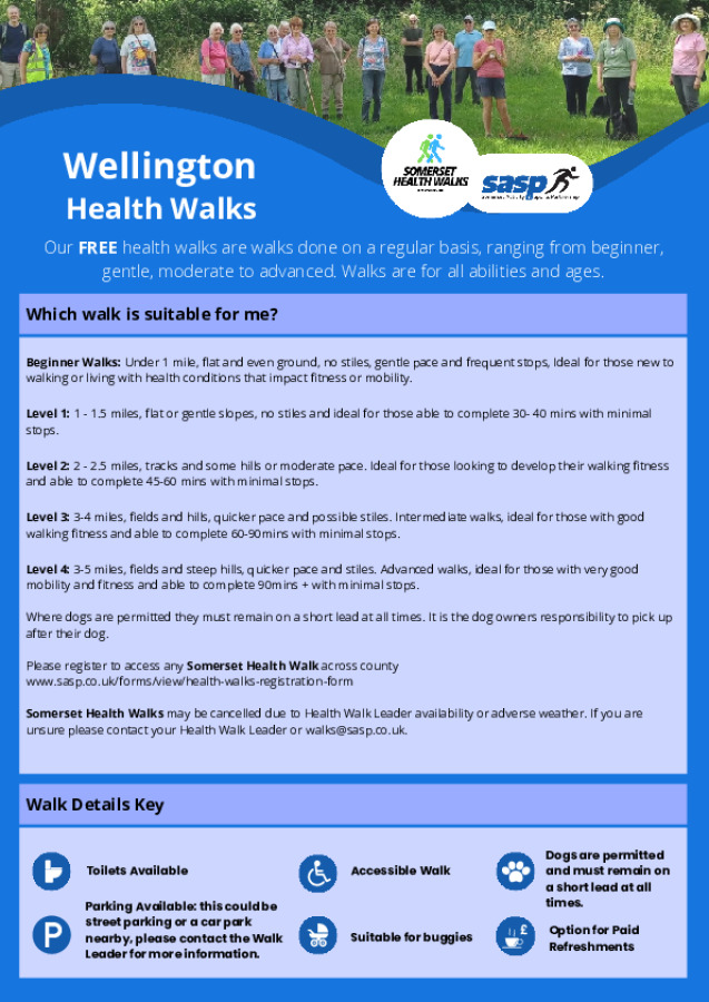 Wellington Health Walks Schedule (20)