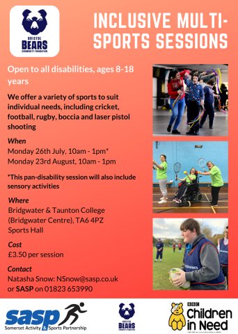 Somerset Activity & Sports Partnership - Multi-Sports Session with ...